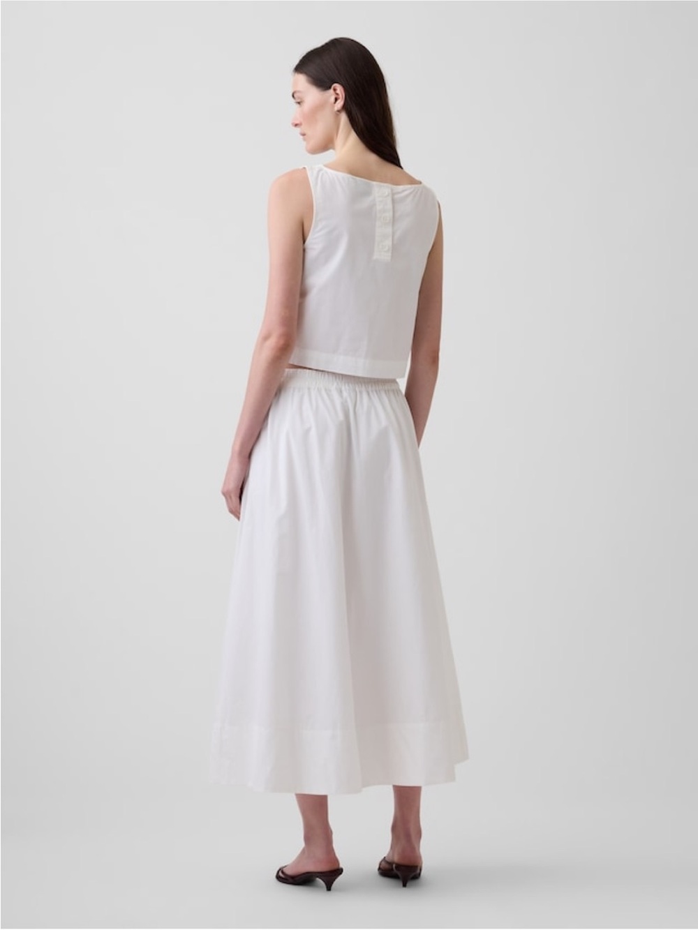 Gap Poplin Maxi Skirt - Picture 6 of 11